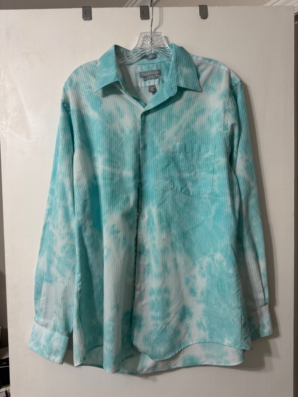 Tie-Dye Button-Up Shirt